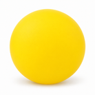 a round changeable face squishy balls with a soft matte-like surface, squeezable construction, assorted removable facial pieces, customizable expressions, vibrant color options, and individual packaging in yellow