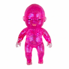 a pink squishy baby with a super soft slow-rising feel, gel-filled, and a bright translucent color