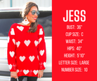 Valentine's Day model specs for JESS