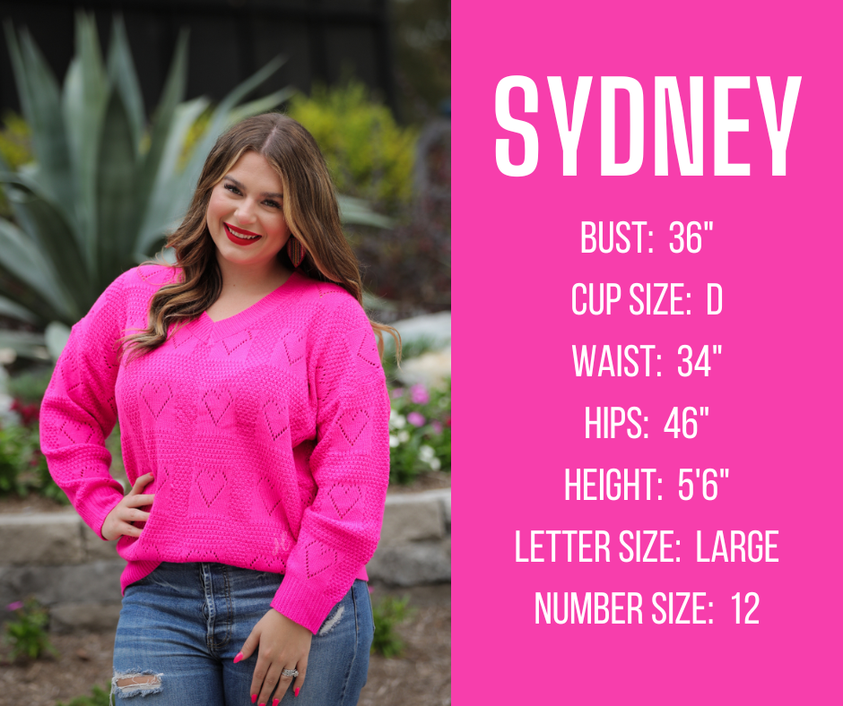 Valentine's Day model specs for SYDNEY