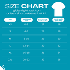 size chart for gildan light cotton unisex short-sleeve t-shirt