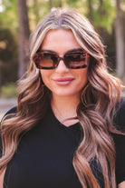 World Tour Rectangle Sunglasses BROWN (Sydney)