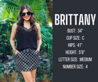 everyday skort model specs for BRITTANY
