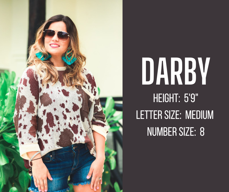 fall and winter model specs for DARBY