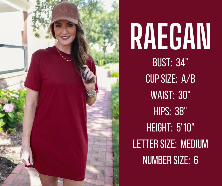 fall and winter model specs for RAEGAN