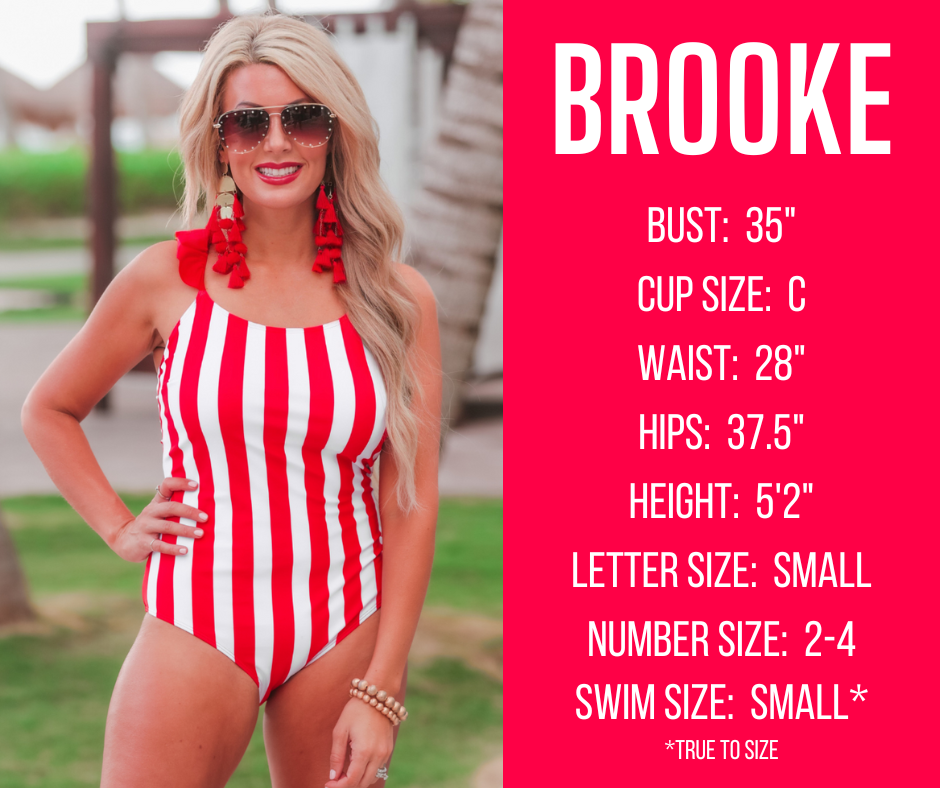 patriotic swim model specs for BROOKE