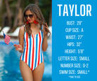 patriotic swim model specs for TAYLOR