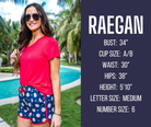 sports everyday shorts model specs for RAEGAN