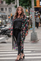 Here to Dazzle Floral Sequin Kimono SYDNEY