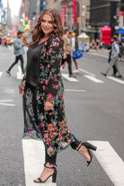 Here to Dazzle Floral Sequin Kimono SYDNEY