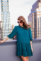 Any Occasion Ruffle Dress GREEN (Brittany)