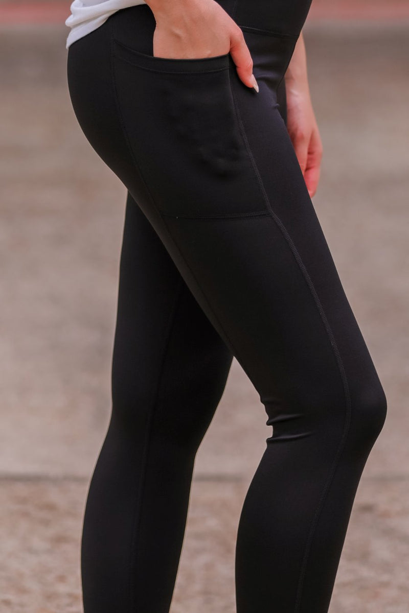 Jess Lea Pocket Leggings BLACK (Brittany)