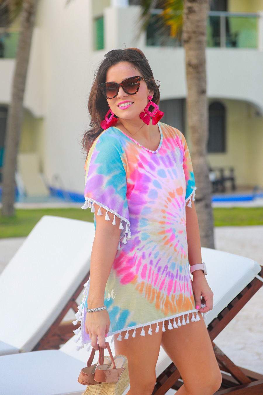 Fun In The Sun Tie Dye Coverup