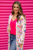 Glamorous Floral Sequin Kimono SYDNEY