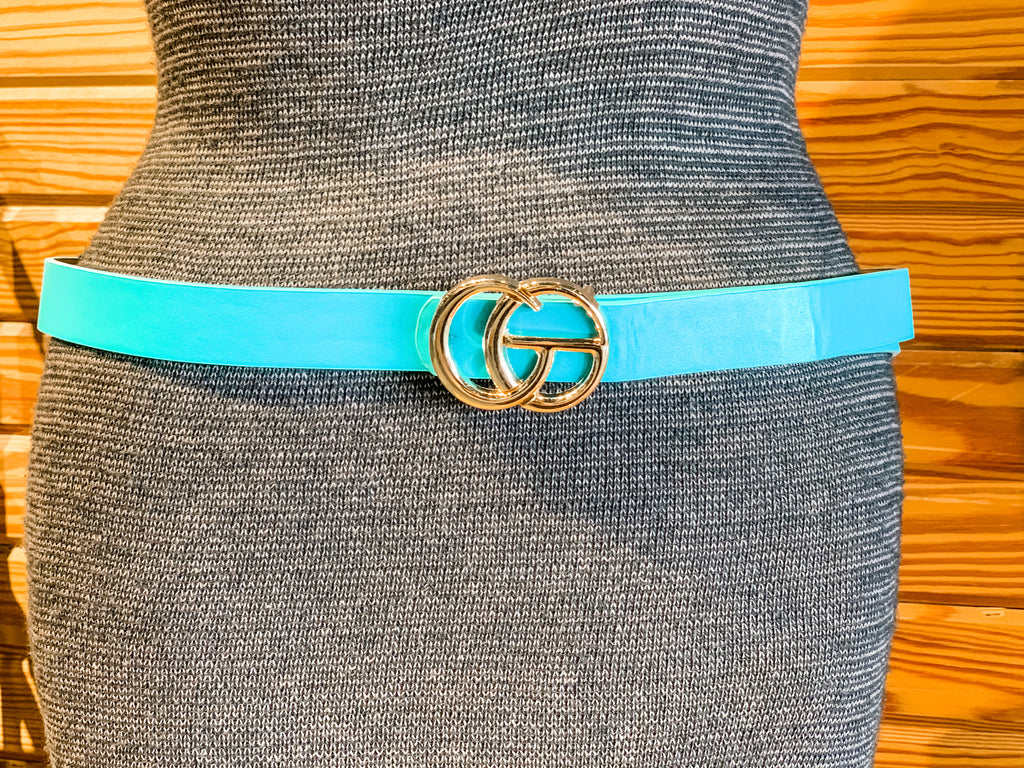 Glamour Girl Statement Belts TURQUOISE