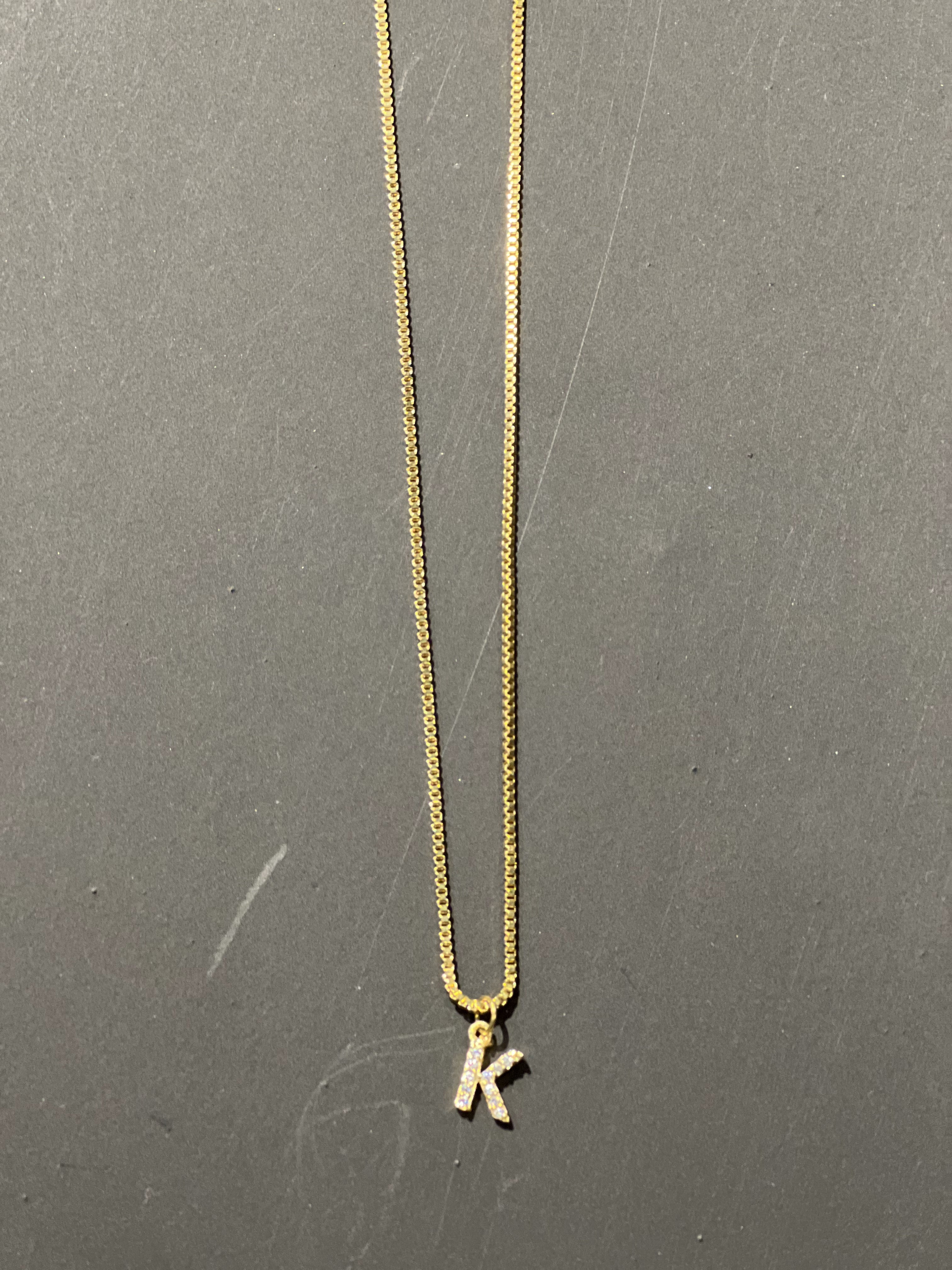 Initial Reaction Necklace (K)