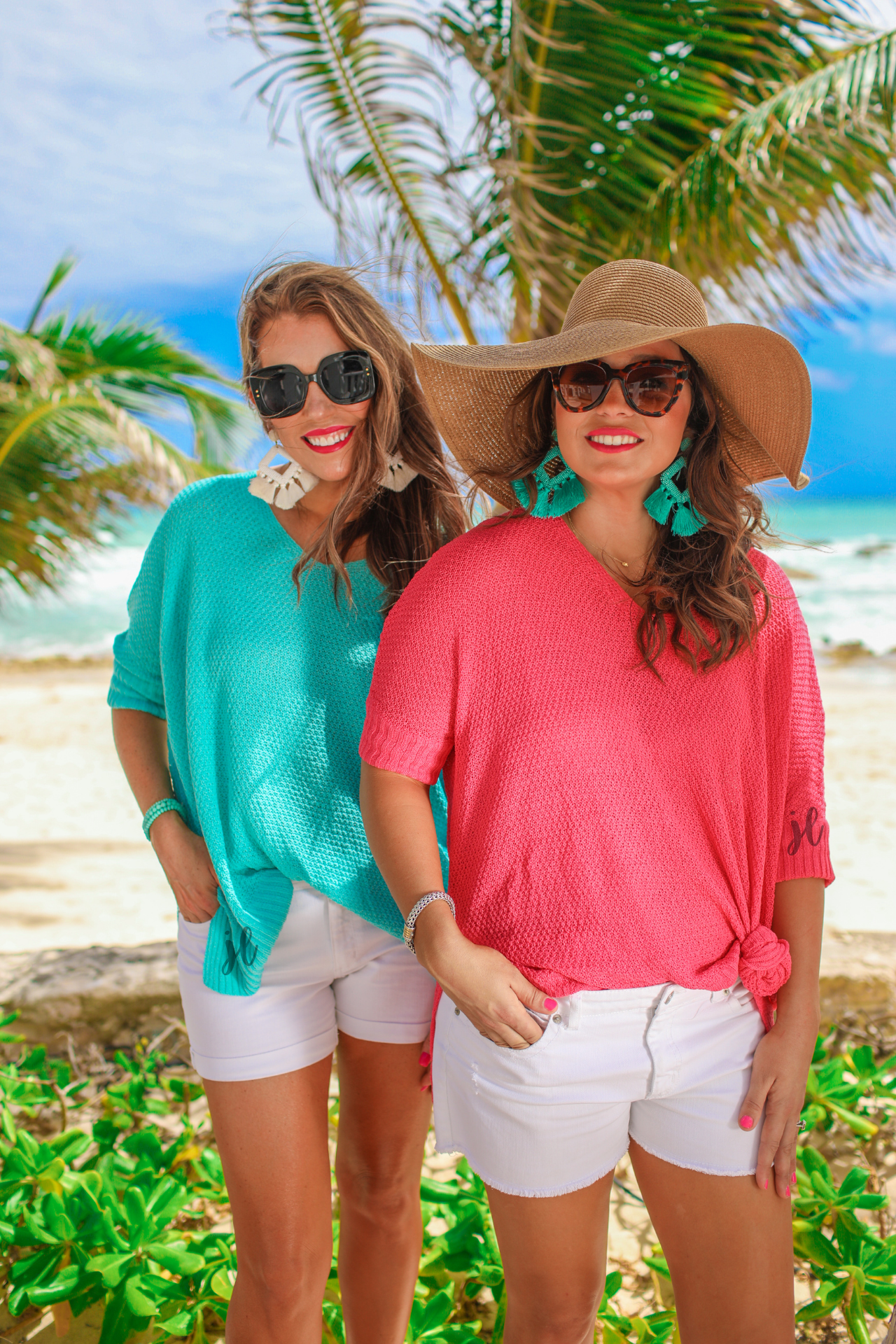 Jenna Hi Lo Tunic AQUA (Jess) & PINK (Darby)