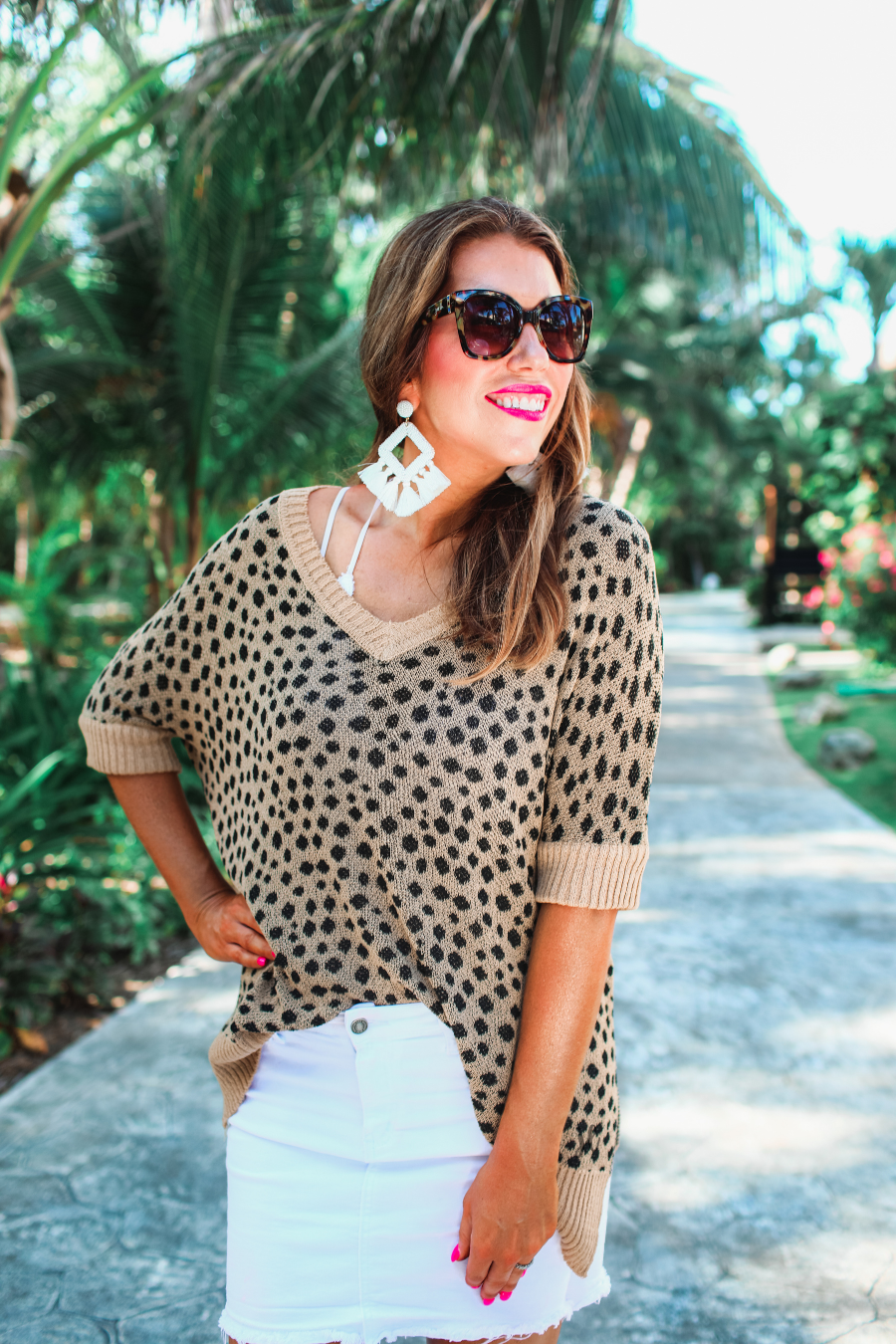 Jenna Hi Lo Tunic LEOPARD (Jess)