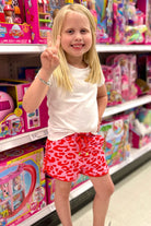 Kids Feeling Sassy Leopard Drawstring Everyday Shorts