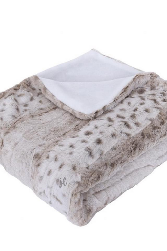 Sassy Animal Print Fleece Blanket