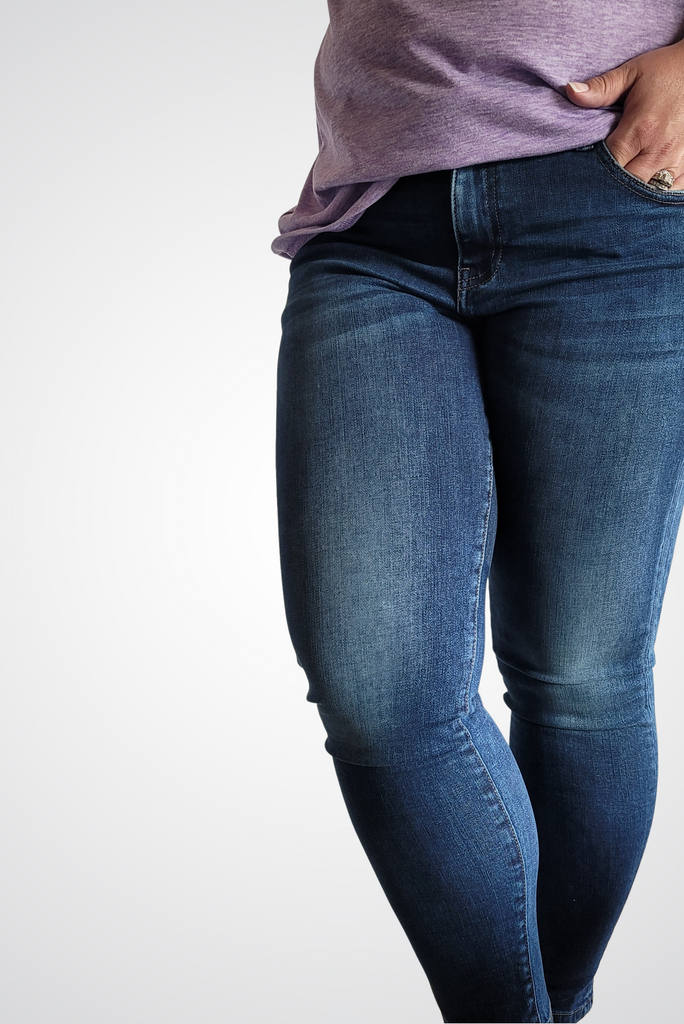 Mid-Rise Non-Distressed Skinny Jeans KIMBERLYF.