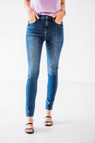 Mid-Rise Non-Distressed Skinny Jeans VICTORIA