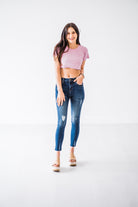 Mid-Rise Ankle Skinny Jean VICTORIA