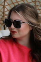 She's Boujee Pearl Sunglasses BLACK (Sydney)