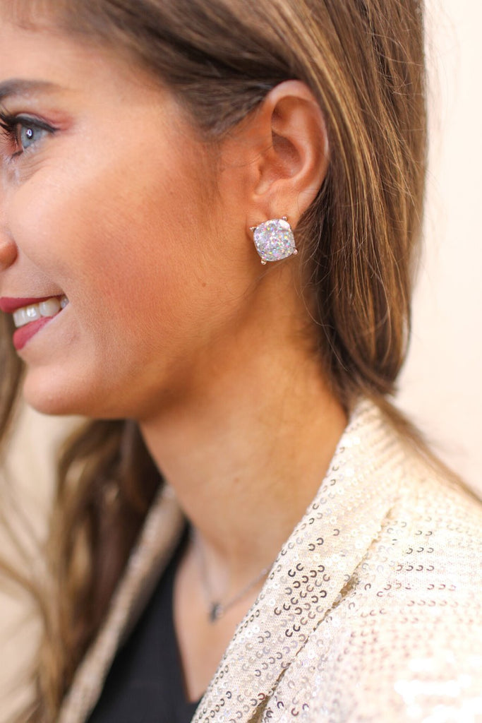 Sparkle For Days Earrings SILVER