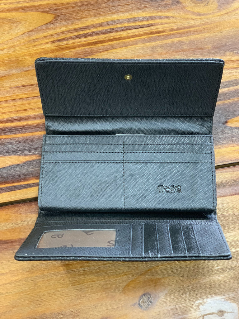 TRSK Leather Wallet - Black (Inside)