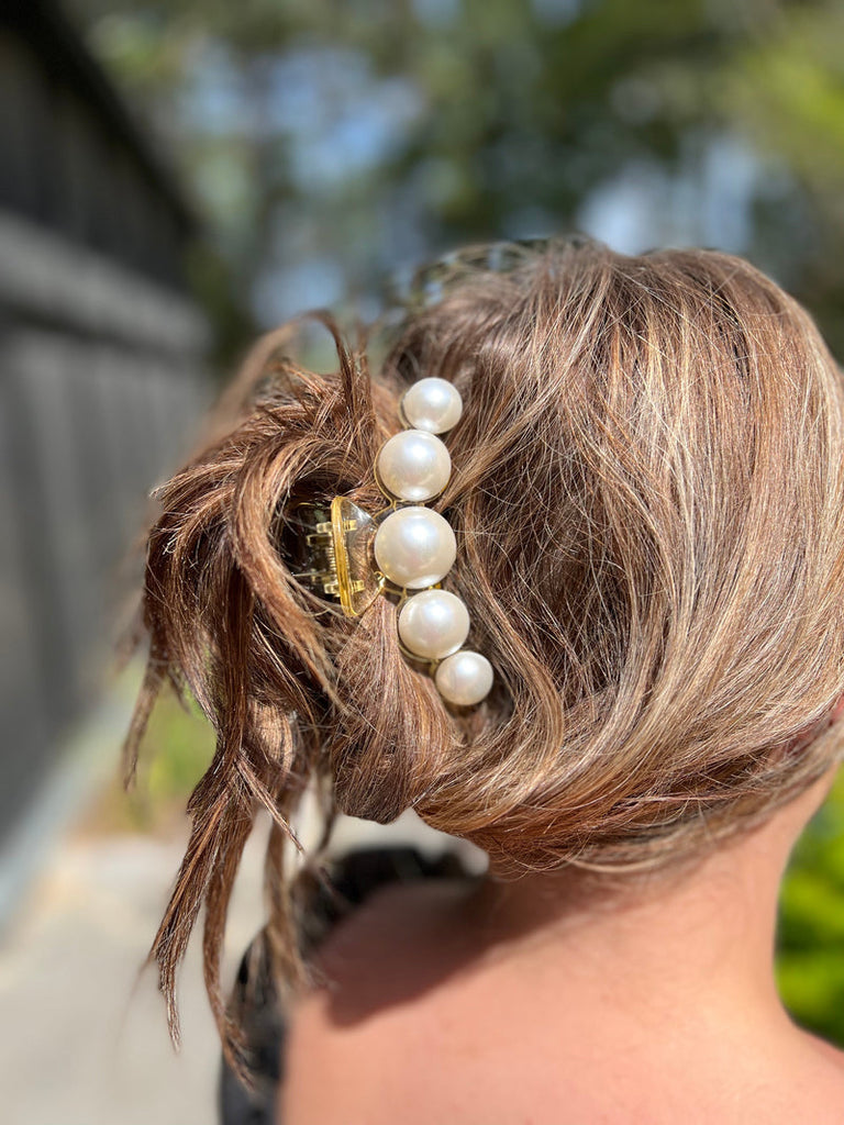 Pearl Claw Clip IVORY